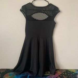 KILLSTAR inspired Fishnet Mesh Dress